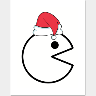 Pacman Christmas Posters and Art